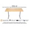 Uncaged Ergonomics RiseUpElectricStandingDesk48X30"BlackBambooDesktopSitStand, RUwbk48 RUWBK48 - alternate 4